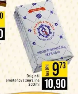 Jip Originál smetanová zmrzlina nabídka