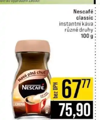 Jip Nescafé Classic nabídka
