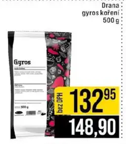 Jip Drana gyros koření nabídka