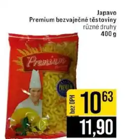 Jip Japavo Premium bezvaječné těstoviny nabídka