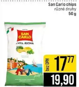 Jip San Carlo chips nabídka