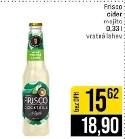 Jip Frisco Cider nabídka