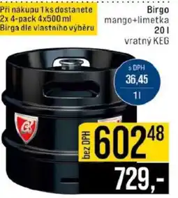 Jip Birgo mango+limetka nabídka