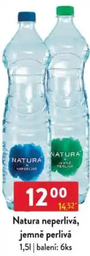 Qanto Natura neperlivá, jemně perlivá nabídka