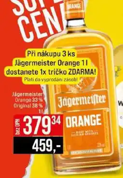 Jip Jägermeister Orange 1 l nabídka