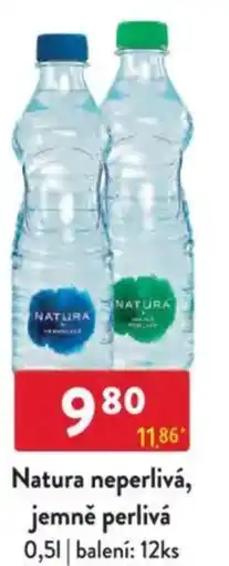 Qanto Natura neperlivá, jemně perlivá nabídka