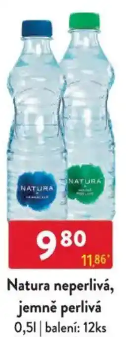 Qanto Natura neperlivá, jemně perlivá nabídka
