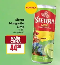 Billa Sierra Margarita Lime nabídka
