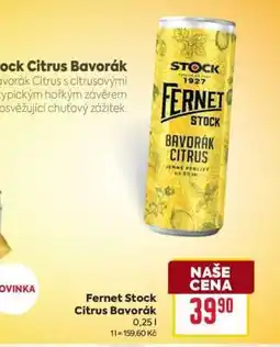 Billa Fernet Stock Citrus Bavorák nabídka