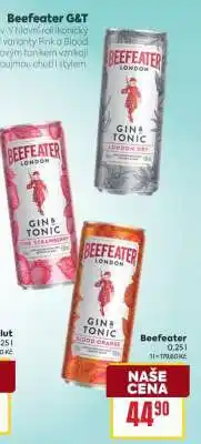 Billa Beefeater G&T nabídka