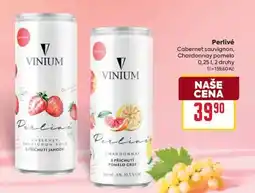 Billa VINIUM PERLIVÉ nabídka