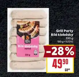 Billa Grill Party Bílé klobásky nabídka