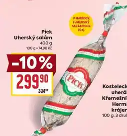 Billa Pick Uherský salám nabídka