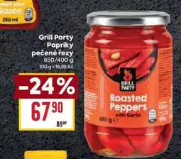 Billa Grill Party Papriky pečené řezy nabídka
