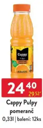 Qanto Cappy Pulpy pomeranč nabídka