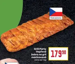 Billa Grill Party Vepřová žebra na gril marinovaná nabídka