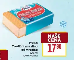 Billa Prima Tradiční Zmrzlina od Mrazíka nabídka