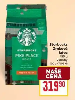 Billa Starbucks Zrnková káva nabídka