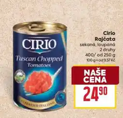 Billa Cirio Rajčata nabídka