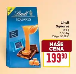 Billa Lindt Squares nabídka