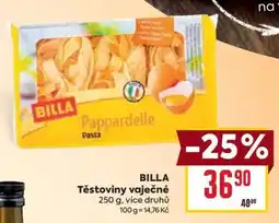 Billa BILLA Těstoviny vaječné nabídka