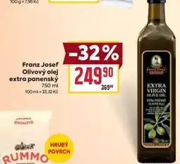 Billa Franz Josef Olivový olej extra panenský nabídka