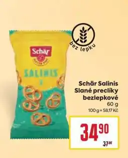 Billa Schär Salinis Slané preclíky bezlepkové nabídka