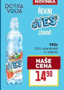 Billa DOBRÁ VODA #YESS nabídka