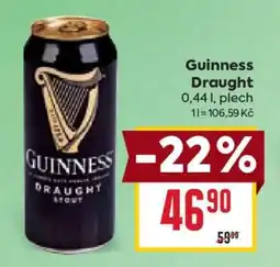 Billa Guinness Draught nabídka