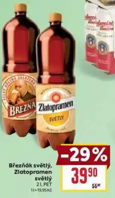 Billa Březňák světlý, Zlatopramen světlý nabídka