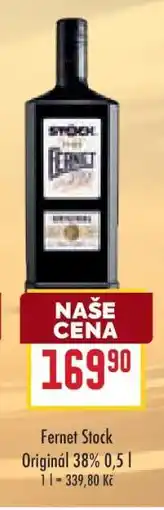 Billa Fernet Stock nabídka