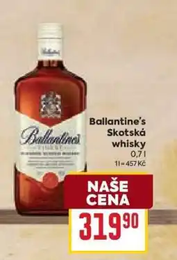 Billa Ballantine’s Skotská whisky nabídka