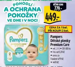 Albert Pampers Dětské plenky Premium Care nabídka