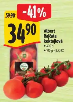 Albert Albert Rajčata koktejlová nabídka