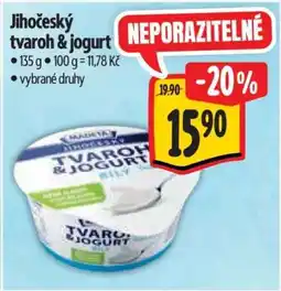 Albert Jihočeský tvaroh & jogurt nabídka