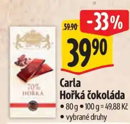 Albert Carla Hořká čokoláda nabídka