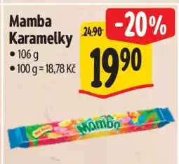 Albert MAMBA Karamelky nabídka