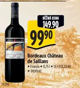 Albert Bordeaux Château de Saillans nabídka