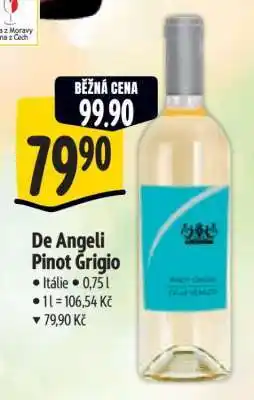 Albert De Angeli Pinot Grigio nabídka