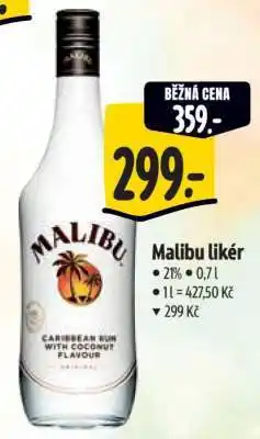 Albert Malibu likér nabídka