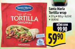 Albert Santa Maria Tortilla wrap nabídka