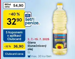 Tesco Giana Slunečnicový olej nabídka