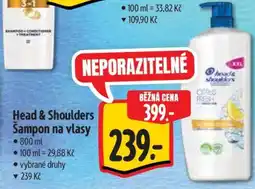 Albert Head&Shoulders šampon na vlasy nabídka