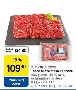 Tesco Tesco Mleté maso vepřové nabídka