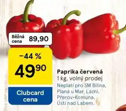 Tesco Paprika červená nabídka