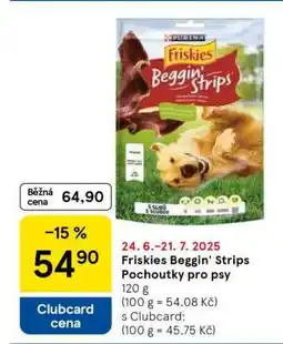 Tesco Friskies Beggin' Strips Pochoutky pro psy nabídka