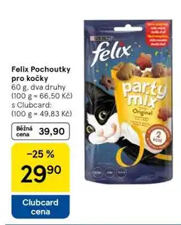 Tesco Felix Pochoutky pro kočky nabídka