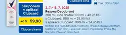 Tesco Rexona deodorant nabídka