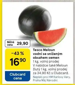Tesco Tesco Meloun vodní se sníženým obsahem semen nabídka