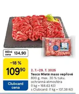Tesco Tesco Mleté maso vepřové nabídka